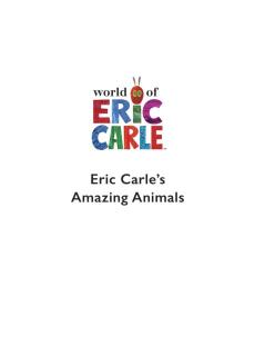 Eric Carle's book of amazing animals