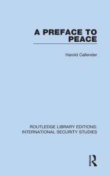 Preface to peace