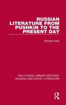 Russian literature from pushkin to the present day