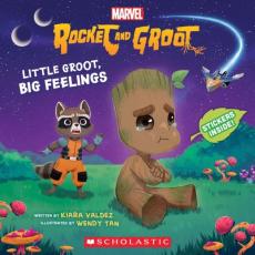 Rocket and groot 9x9: little groot, big feelings (with stickers)