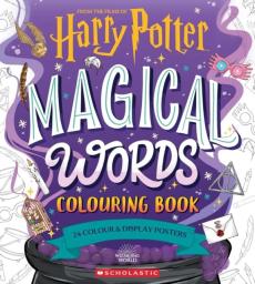 Magical words coloring book