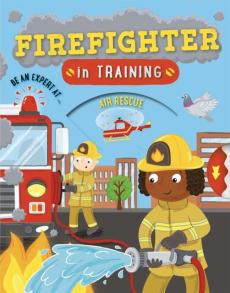 Firefighter in training