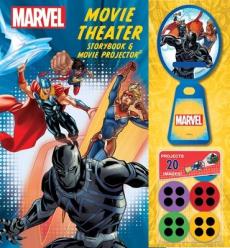 Marvel: Black Panther, Thor, and Captain Marvel Movie Theater Storybook & Movie Projector