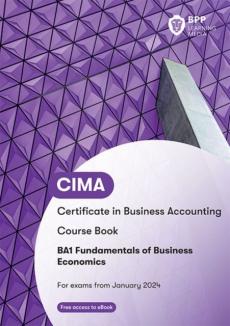 Cima ba1 fundamentals of business economics