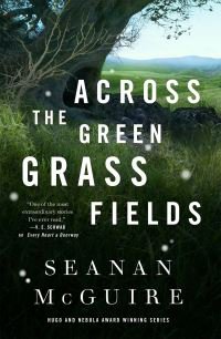 Across the green grass fields