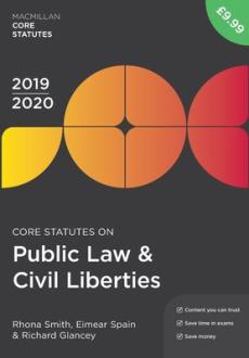 Core statutes on public law & civil liberties 2019-20