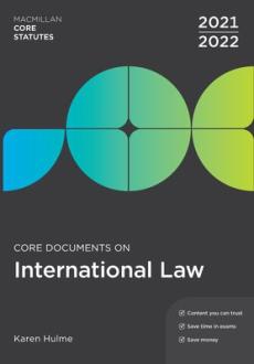 Core documents on international law 2021-22