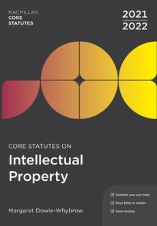 Core statutes on intellectual property 2021-22