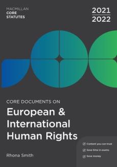 Core documents on european and international human rights 2021-22