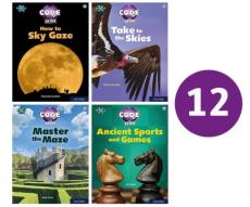 Project x code extra: white and lime book bands, oxford levels 10 and 11: sky bubble and maze craze, class pack of 12
