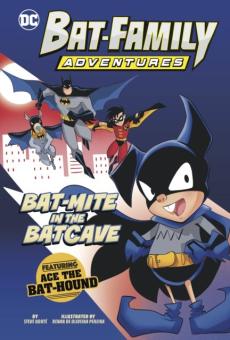 Bat-mite in the batcave