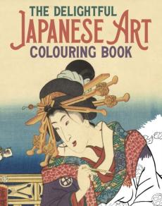 Delightful japanese art colouring book