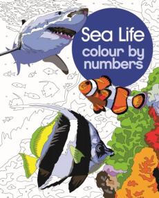 Sea life colour by numbers