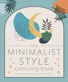 Minimalist style colouring book