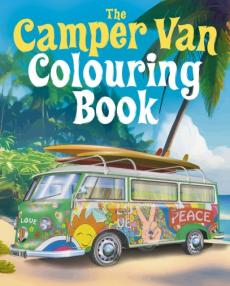 Camper van colouring book