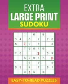 Extra large print sudoku