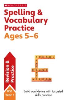 Spelling and vocabulary workbook (year 1)