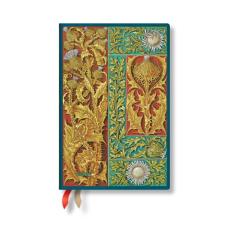 Wild thistle (vox botanica) mini 12-month day-at-a-time hardback dayplanner 2025 (elastic band closure)