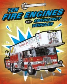 Ten fire engines and emergency vehicles