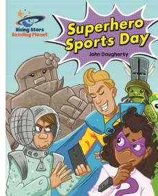 Reading planet - superhero sports day - white: galaxy