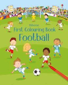 First colouring book football