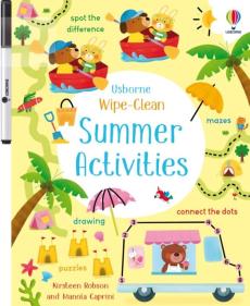 Wipe-clean summer activities