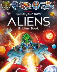 Build your own aliens sticker book