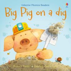 Big pig on a dig