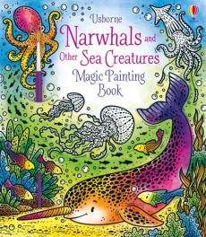 Magic painting narwhals and other sea creatures