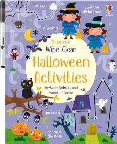 Wipe-clean halloween activities