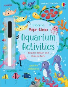 Wipe-clean aquarium activities