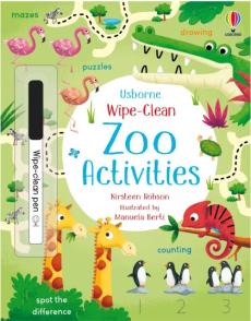 Wipe-clean zoo activities