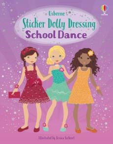 Sticker dolly dressing school dance