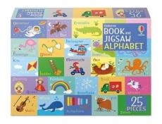 Book and jigsaw alphabet