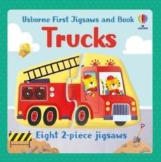 Usborne first jigsaws and book: trucks