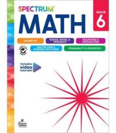 Spectrum Math Workbook, Grade 6