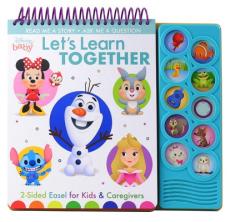 Disney Baby: Let's Learn Together 2-Sided Easel for Kids & Caregivers Sound Book