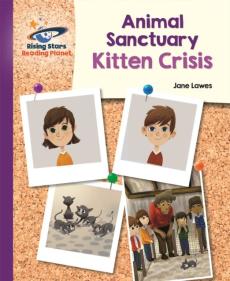 Reading planet - animal sanctuary kitten crisis - purple: galaxy
