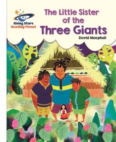 Reading planet - the little sister of the three giants - white: galaxy