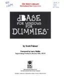 dBase for Windows for dummies