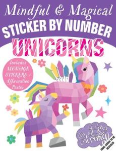 Mindful Sticker by Number: Unicorns