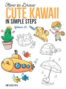 How to draw cute kawaii in stimple steps