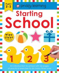 Wipe clean workbook starting school