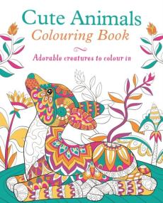 Cute animals colouring book