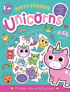 Puffy sticker unicorns