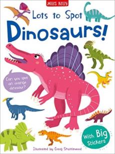 Lots to spot sticker book: dinosaur!