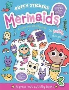 Puffy sticker mermaids