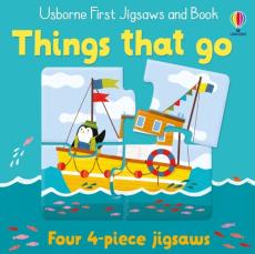 Usborne first jigsaws and book: things that go