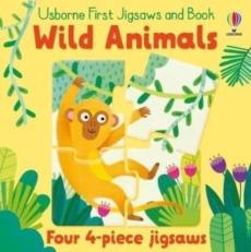 Usborne first jigsaws and book: wild animals