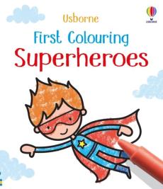 First colouring superheroes